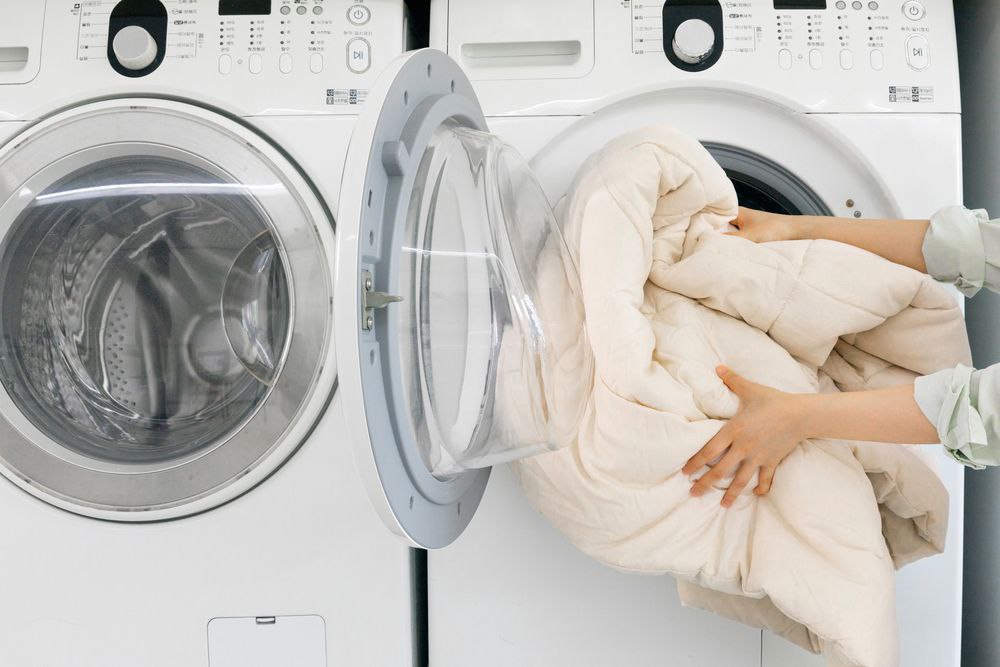 شستن پتو در ماشین لباسشویی